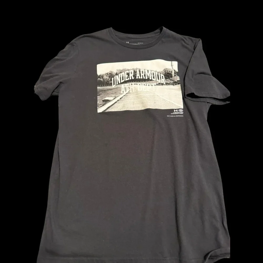 Under Armour "Athletic Department" T-shirt Black (Large) - Picture 2 of 3